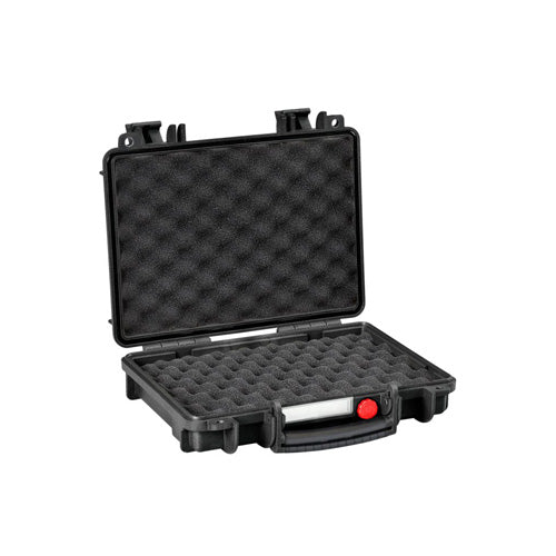 Red Explorer Black Double Pistol Carry Case 2 Tray Foam