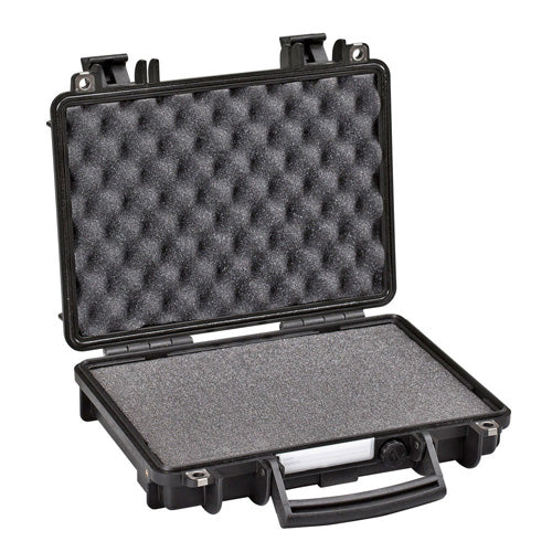 Explorer Black Single Pistol Hard Case Pre-Cubed Foam