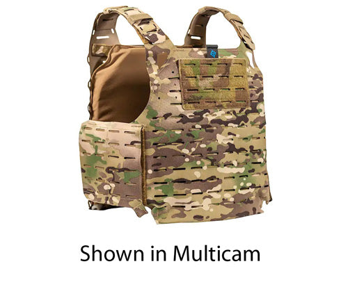 PLATEminus V6 Large Brown Armor Plate Carrier with Side Pockets
