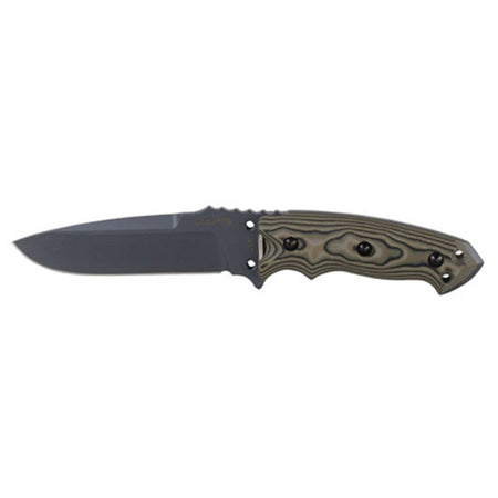 EX-F01 5.5in Drop Point Fixed Blade Knife with Green G10 Handle