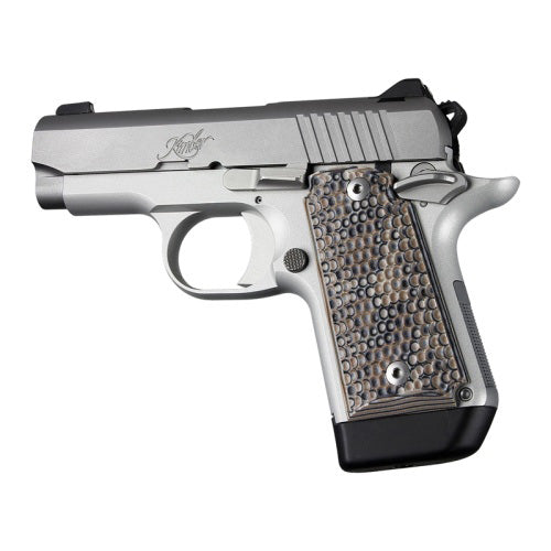 Kimber Micro 9 Ambi G10 Piranha Grip Panels G-Mascus Dark Earth