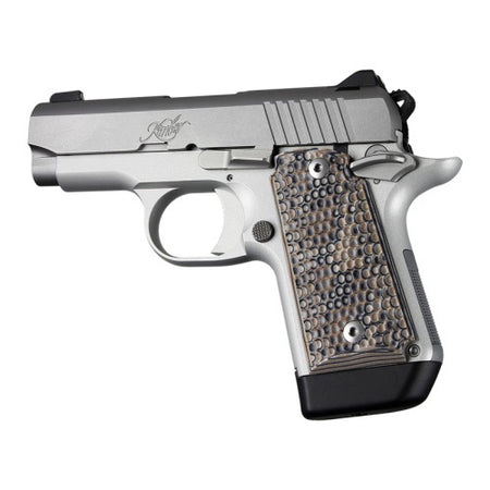Kimber Micro 9 Ambi G10 Piranha Grip Panels G-Mascus Dark Earth