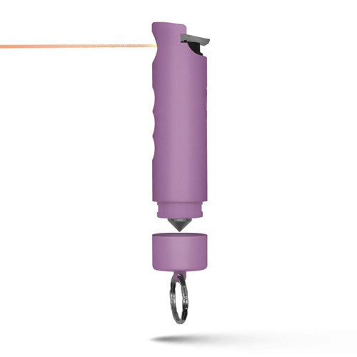 Harm and Hammer Keychain Pepper Spray with Steel-Point Glass Breaker by Guard Dog