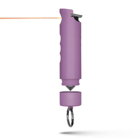 Harm and Hammer Keychain Pepper Spray with Steel-Point Glass Breaker by Guard Dog