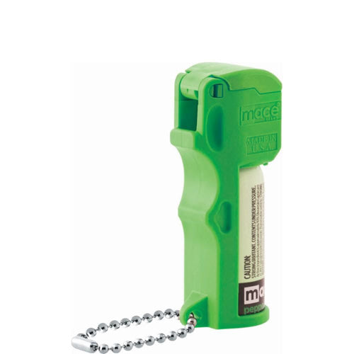 Mace Brand Neon Green Pocket Pepper Spray with Keychain