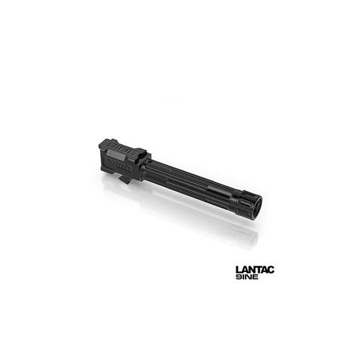 Glock 19 LANTAC 9INE Match Grade Fluted Threaded Barrel - 9mm Black