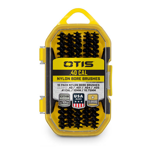 .40 Cal / 10MM Nylon Bore Brushes Pack of 10 by Otis