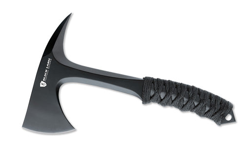 Shock N Awe Tomahawk 10.25in Overall Forged 1055 Carbon Steel with Polymer Sheath