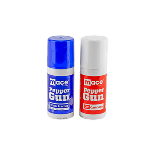 Dual Pack Mace Pepper Gun Refill Canisters OC and H2O 0.99 Oz