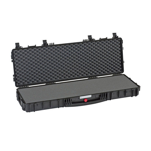 Explorer RED Waterproof Standard Rifle Case Black - Pre-Cubed Foam