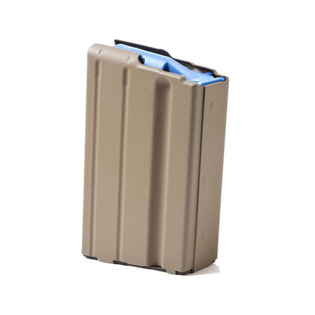 ASC 6.5 Grendel 10-Round Stainless Steel FDE Marlube Blue Follower Magazine