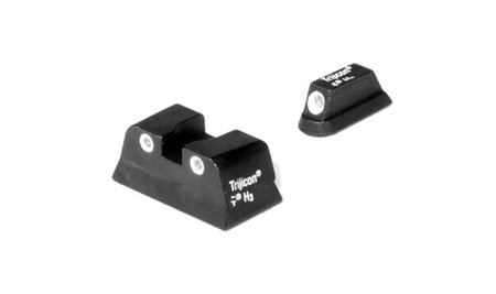 Trijicon B&T Iron Night Sight Set for CZ75 - Dovetail Front, Green Tritium, Sapphire Jewel