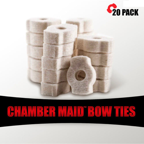 Pro-Shot Chamber Maid Bow Tie Swabs, Bolt Action Chamber Cleaning, 20-Count