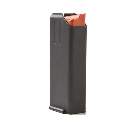 ASC 9mm AR-15 Stainless Steel 10-Round Magazine Black Marlube Orange Follower