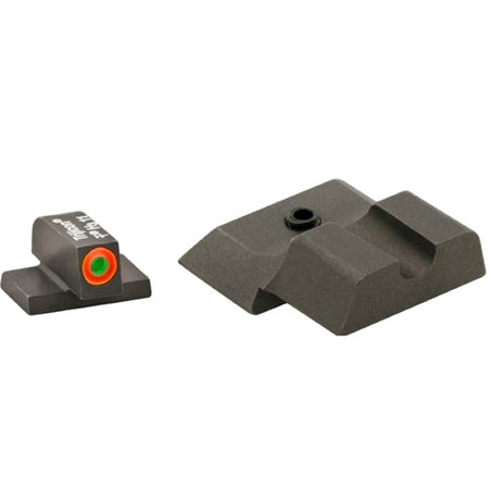 Ameriglo Hackathorn Smith & Wesson Shield Tritium Night Sight Set Orange Front Black Rear