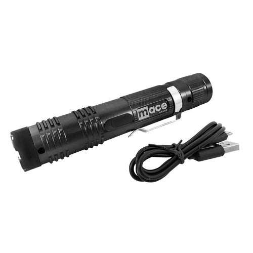 Black Mace Brand Compact Flash Stun Gun and Flashlight