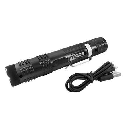 Black Mace Brand Compact Flash Stun Gun and Flashlight