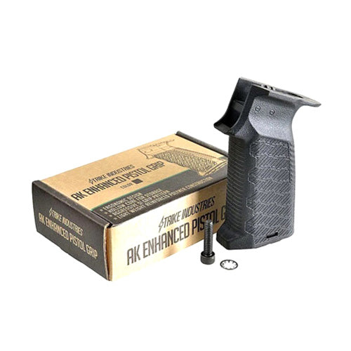AK Enhanced Pistol Grip with Hollow Core Storage Black Polymer