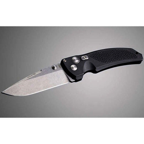 EX-03 3.5" Drop Point Folding Knife with Ambidextrous Thumb Studs Black