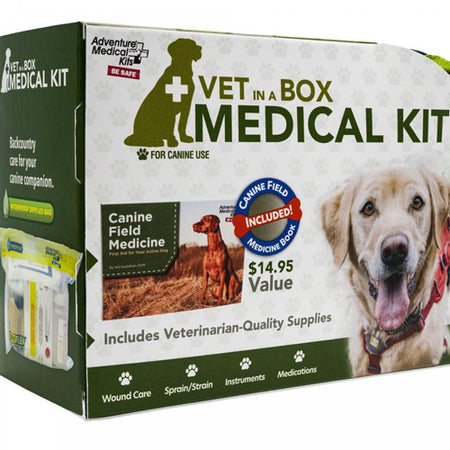 Adventure Dog Vet in a Box Dog First Aid Kit with Waterproof Inner Bags