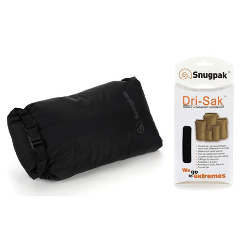 Snugpak Dri-Sak Small Black Waterproof Dustproof Gear Bag