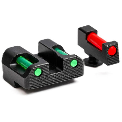 TAG TSF Tactical Fiber Optic Iron Sights for Glock 9mm and .40 S&W