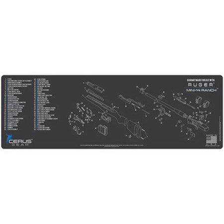 Ruger Mini-14 Ranch Armorer Schematic Mat Gray