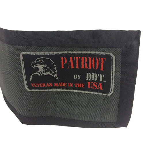 Gunmetal Grey Nylon Single Fold Wallet Tango Mike Mike Series