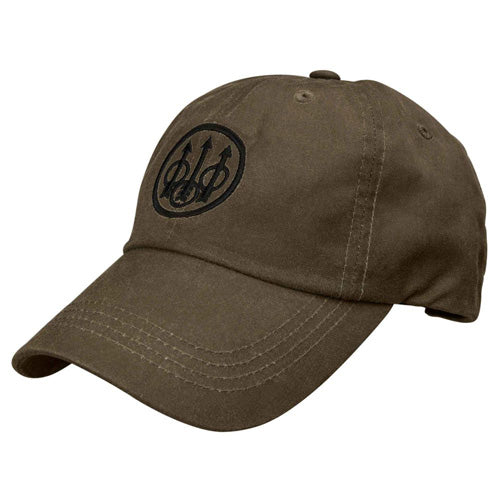 Beretta Water-Resistant Waxed Cotton Hat in Sandstone