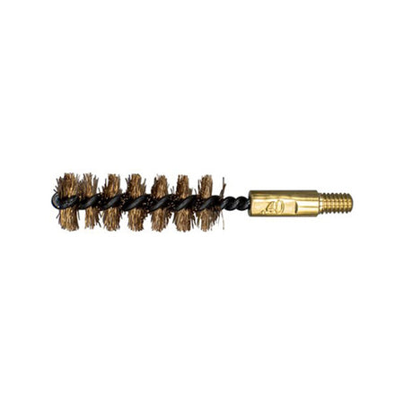 .40 Caliber 2 Inch Bronze Bore Brush with Brass Stem