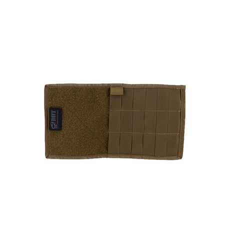 Universal MOLLE Visor Cover Tan 1000D Polyester with Morale Patch Surface