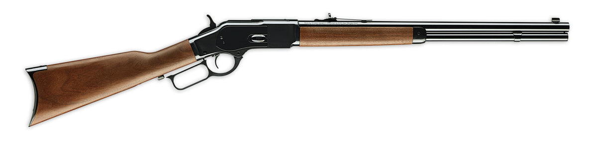 Winchester Guns 534200141 Model 1873 Short Rifle 45 Colt (LC) 10+1 Cap 20" Brushed Polish Blued Rec/Barrel Satin Oiled Walnut Fixed Straight Grip Stock Right Hand (Full Size)