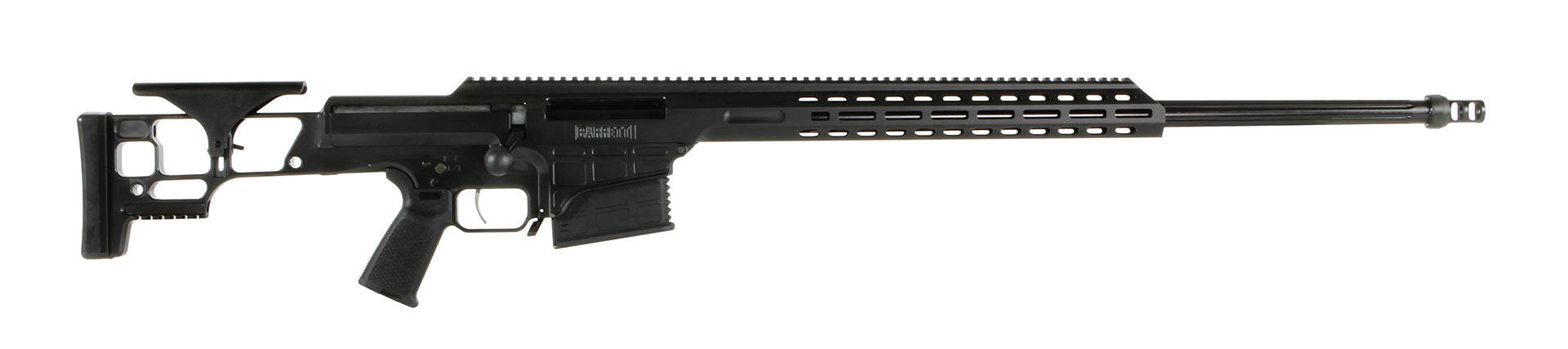 Barrett 18502 MRAD 338 Lapua Mag 26" 10+1 Black Cerakote Black Fixed Adjustable Comb Stock Black Polymer Grip Right Hand
