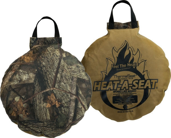 NEP Heat-A-Seat Quiet Insulated Seat Cushion 17" Coyote Brown and Mossy Oak