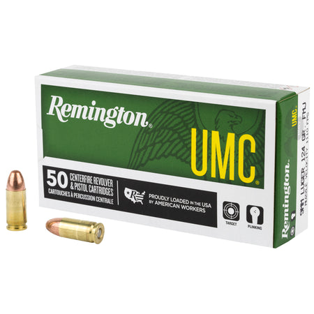 Remington 9mm Luger 23718 UMC Full Metal Jacket (FMJ) 124 Grain