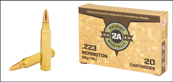 STV Patriot Sports 223 Rem Full Metal Jacket(FMJ) 55 Grain