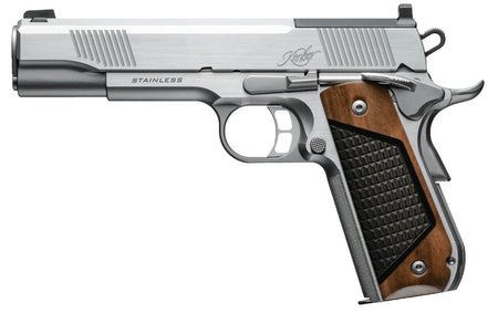 Kimber Mfg, Inc 3200402 Stainless II 45 ACP 7+1 5" Optic Ready/Serrated Slide