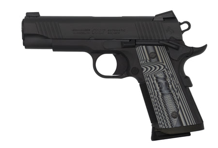 Colt Mfg O9842CCU 1911 Commander Combat Unit 9mm Luger 4.25" 9+1 Black PVD Black PVD Stainless Steel Slide Checkered & Scalloped Gray G10 Grip