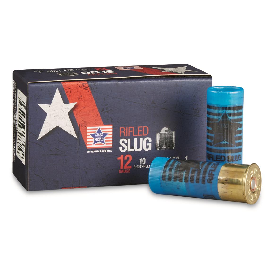Prvi Partizan Stars & Stripes Rifled Slug Slug 12 Gauge 1 oz 2.75 in