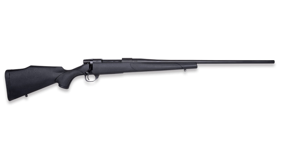 Weatherby VTX257WR4T Vanguard Obsidian 257 Wthby Mag 3+1 24" Blued #2 Contour Threaded Barrel, Blued Drilled & Tapped Steel Receiver, Black Monte Carlo Synthetic Stock