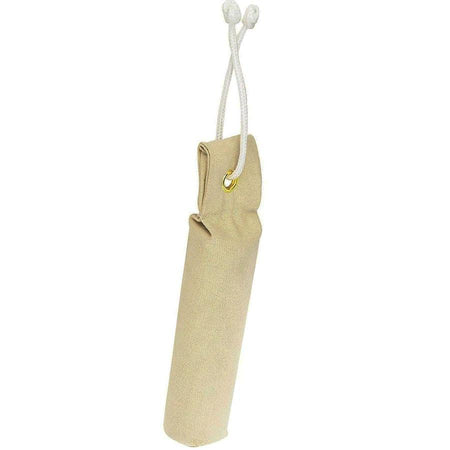 Omnipet 2" x 9" White Canvas Puppy Retrieval Dummy