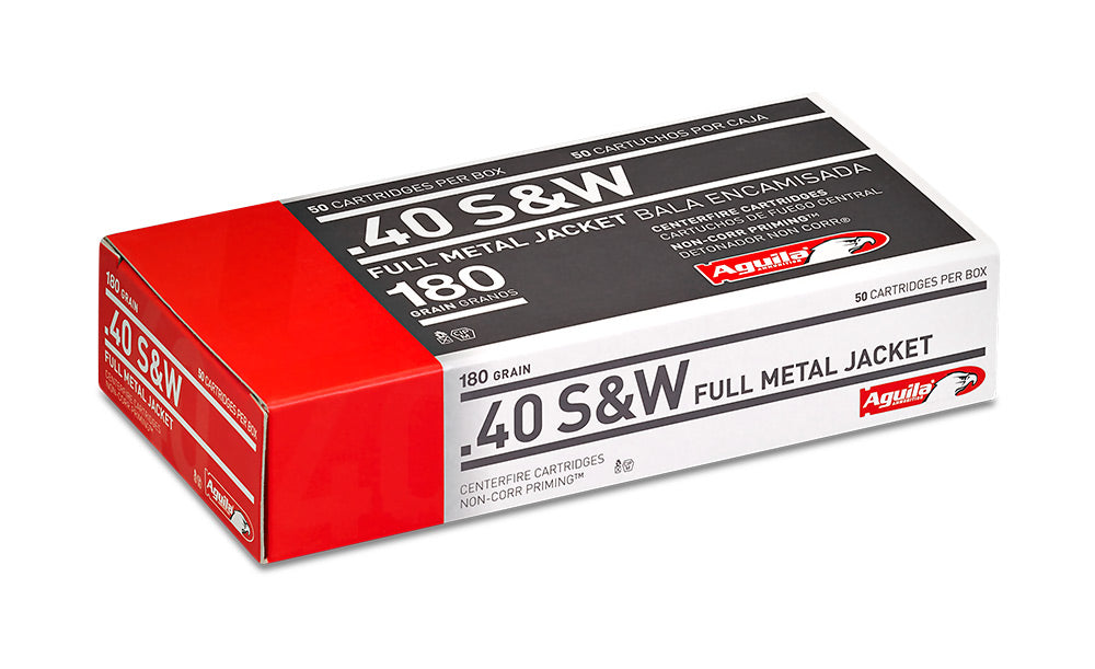Aguila .40 S&W 180gr FMJ Ammo