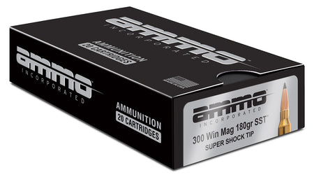 Ammo Inc .300 Winchester Mag Signature 180 grain Super Shock Tip ammunition
