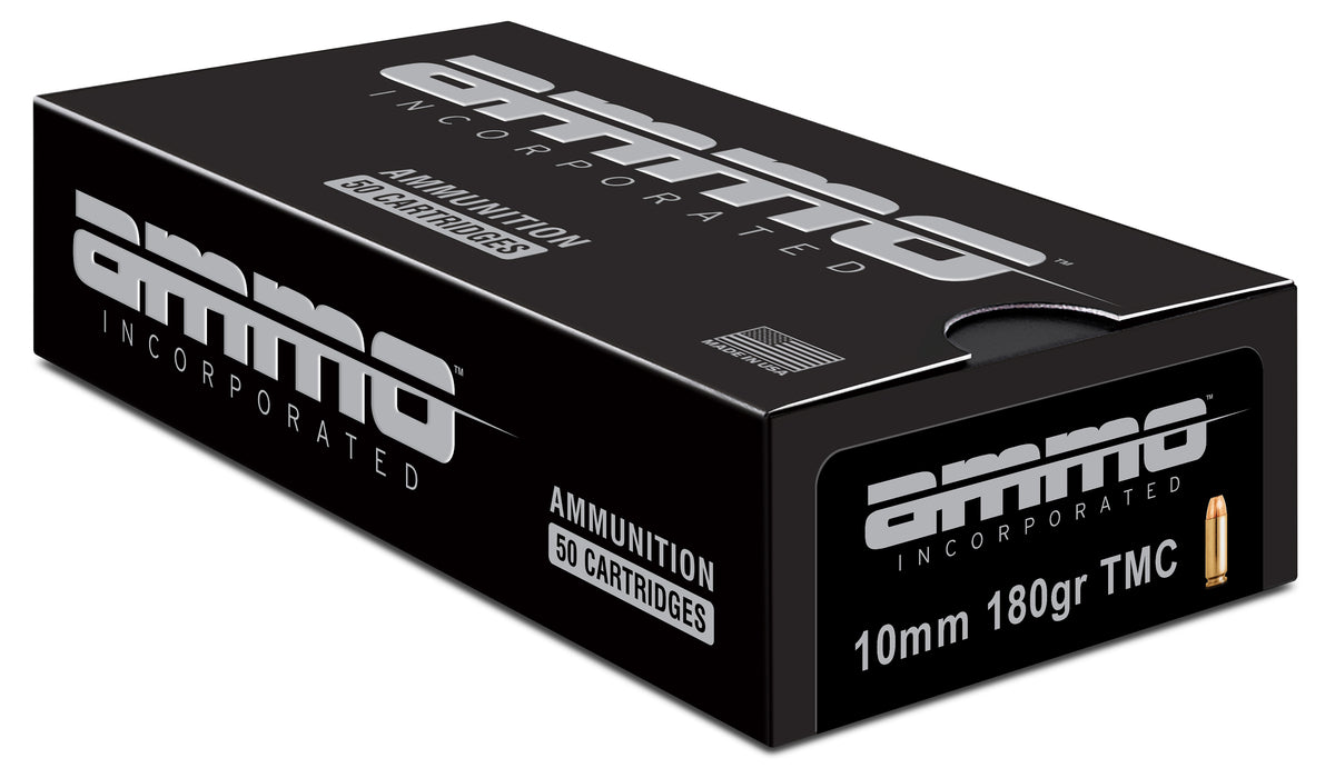 Ammo Inc 10mm Auto Signature 180 grain Total Metal Case ammunition