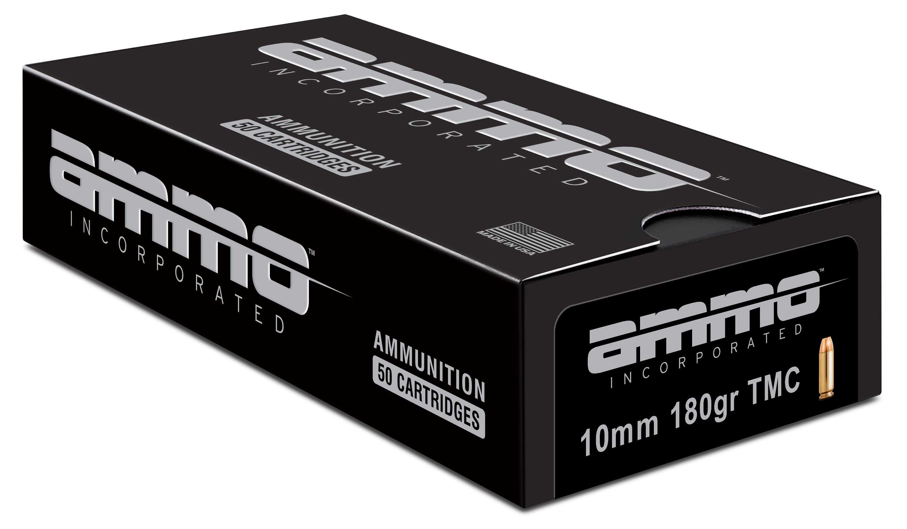 Ammo Inc 10mm Auto Signature 180 grain Total Metal Case ammunition