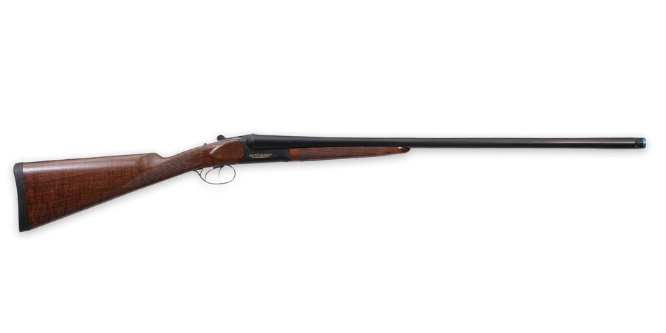 Weatherby OG12028DSM Orion SxS 20 Gauge Break Open 3" 2 Shot 28" Blued Side By Side Barrel, Blued Steel Receiver, Straight English w/Splinter Forend Walnut Stock
