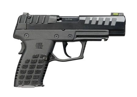 Kel-Tec P15BLKCA P15 *CA Compliant Compact Frame 9mm Luger 10+1 4" Black Steel Barrel, Black Nitride Serrated Steel Slide, Black Polymer Frame w/Picatinny Rail, Black Stippled Grip, Ambidextrous