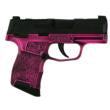 Sig Sauer P365 Exclusive "Pink Filigree" Handgun 9mm Luger 10rd Magazine(2) 3.1" Barrel Manual Safety X-RAY 3 Sights Optic Ready