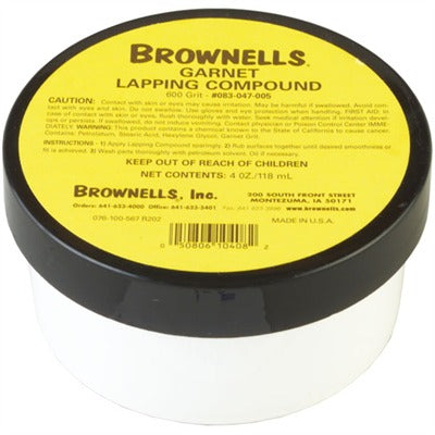 Garnet Lapping Compounds for Bolt and Action Fitting