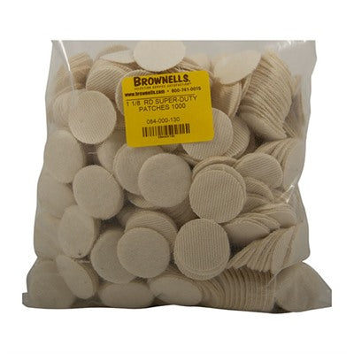 100% Cotton Flannel Round Firearm Cleaning Patches 050806021792